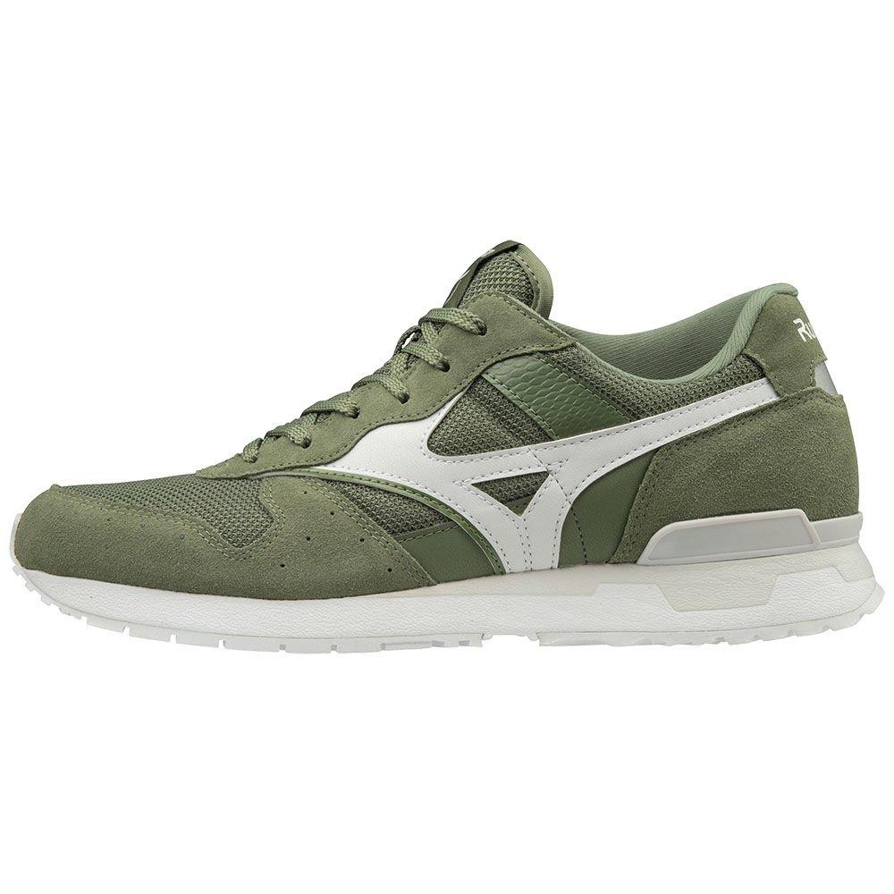 Mizuno Men's Sneakers GENOVA 87 RB-Line Olive/White - SJGUECV-59